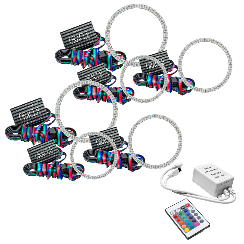 Oracle Chevy Corvette C6 05-13 Halo Kit - Triple - ColorSHIFT w/ Simple Controller SEE WARRANTY - 2683T-504