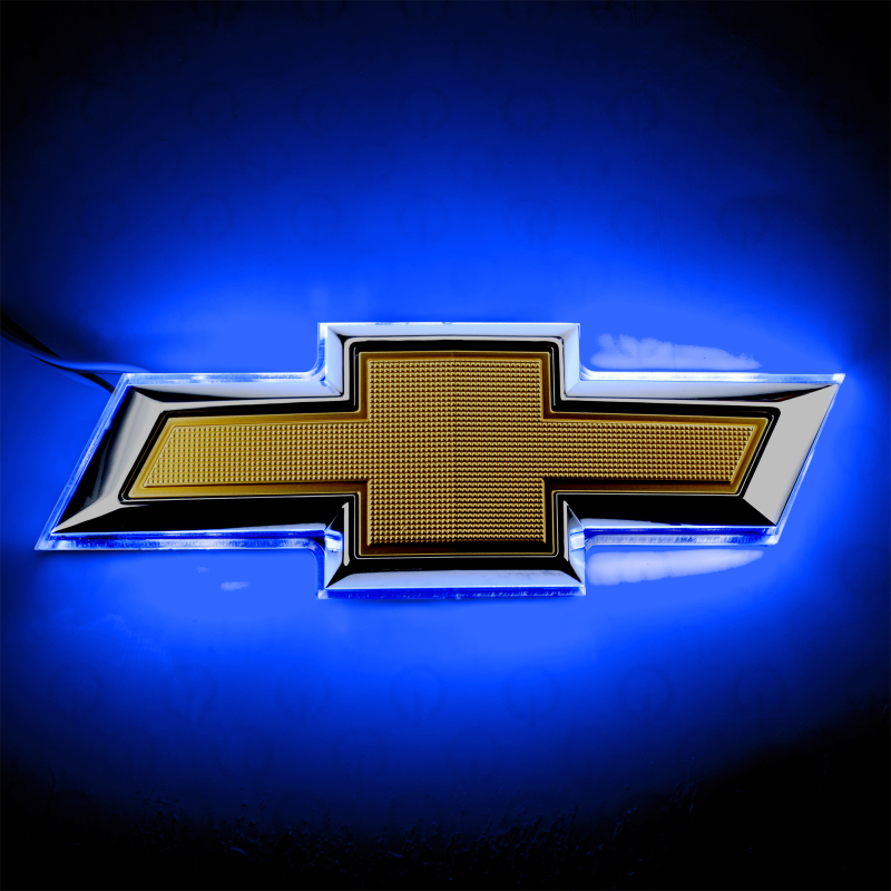 Oracle 14-15 Chevrolet Camaro Illuminated Bowtie - Blue SEE WARRANTY - 3057-002