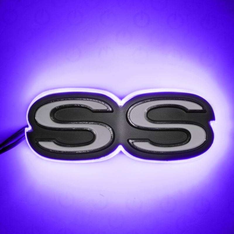 Oracle Chevrolet Camaro SS Illuminated Emblem - UV/Purple SEE WARRANTY - 3095-007