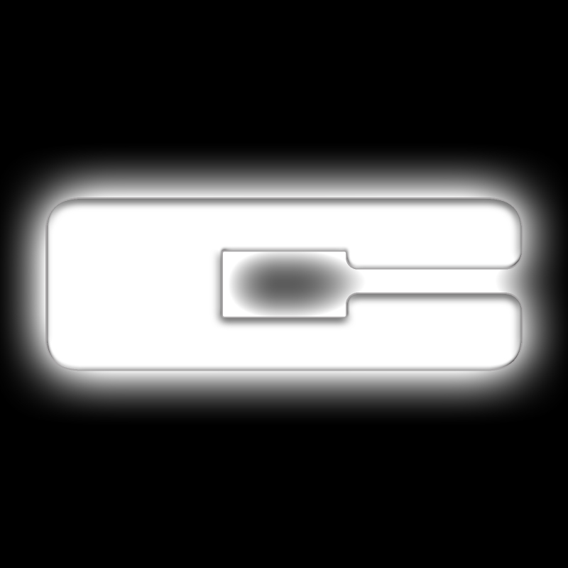 ORACLE Lighting Universal Illuminated LED Letter Badges - Matte Wht Surface Finish - C SEE WARRANTY - 3140-C-001