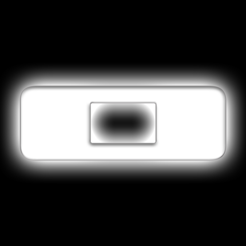 ORACLE Lighting Universal Illuminated LED Letter Badges - Matte Wht Surface Finish - O SEE WARRANTY - 3140-O-001