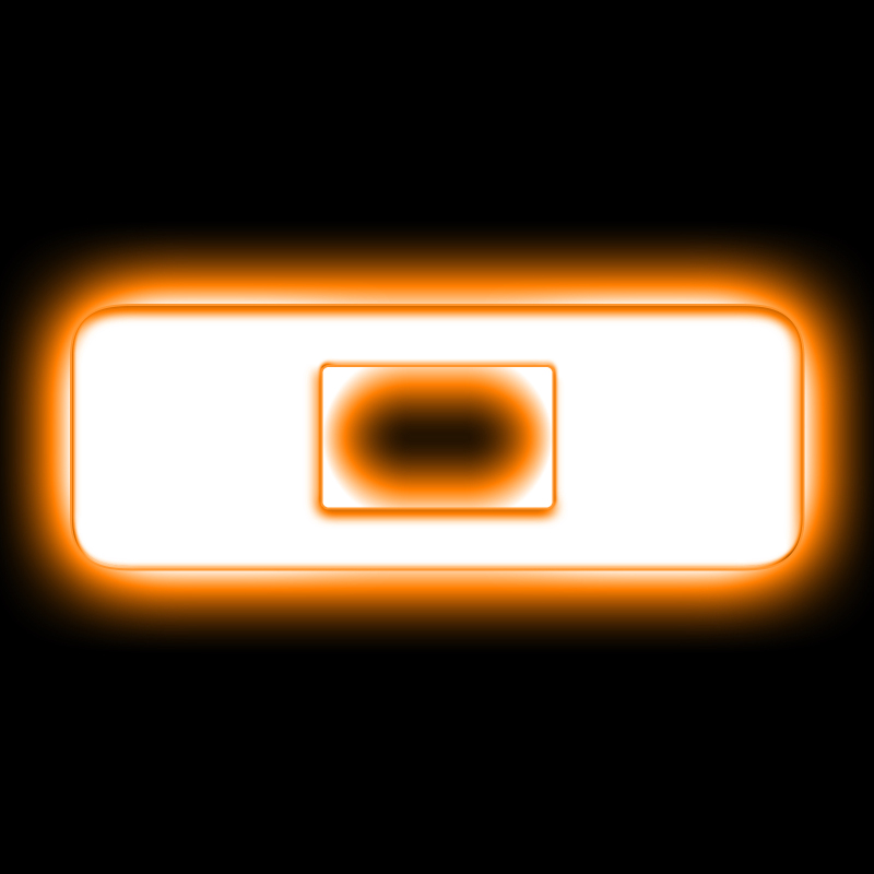 ORACLE Lighting Universal Illuminated LED Letter Badges - Matte Wht Surface Finish - O SEE WARRANTY - 3140-O-005