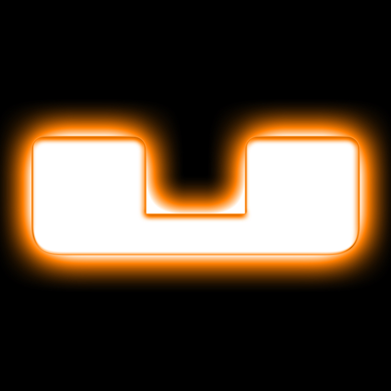 ORACLE Lighting Universal Illuminated LED Letter Badges - Matte Wht Surface Finish - U SEE WARRANTY - 3140-U-005