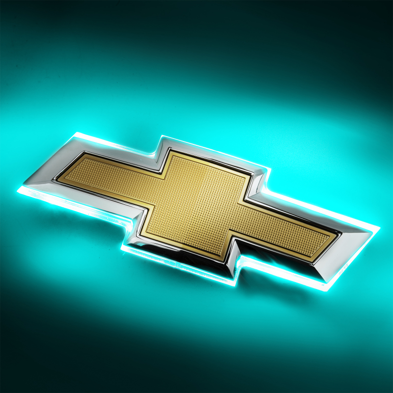 Oracle 16-19 Chevrolet Camaro Illuminated Bowtie - Aqua SEE WARRANTY - 3460-010