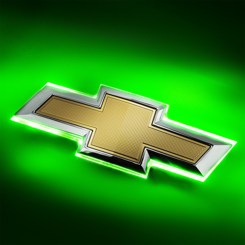 Oracle 16-19 Chevrolet Camaro Illuminated Bowtie - Dual Intensity - Green SEE WARRANTY - 3461-004