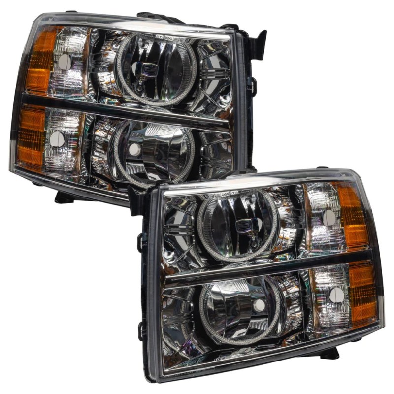 Oracle 07-13 Chevrolet Silverado SMD HL - Round Style - ColorSHIFT w/ BC1 Controller SEE WARRANTY - 7007-335