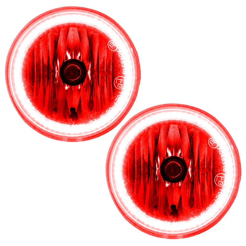 Oracle 05-10 Chrysler 300C Pre-assembled Halo Fog Lights  - Red SEE WARRANTY - 7015-003