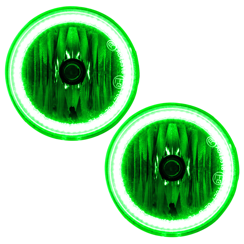 Oracle 05-10 Chrysler 300C Pre-assembled Halo Fog Lights - Green SEE WARRANTY - 7015-004