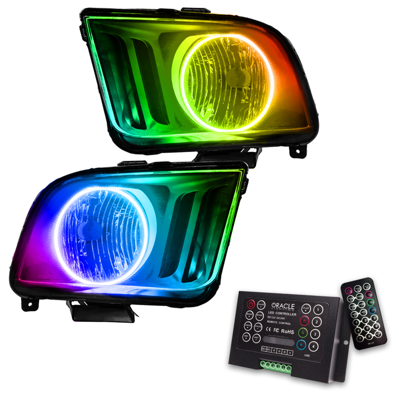 Oracle 05-09 Ford Mustang SMD HL - ColorSHIFT w/ 2.0 Controller SEE WARRANTY - 7048-333