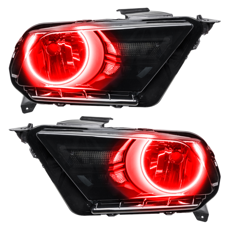 Oracle 10-14 Ford Mustang SMD HL (Non-HID) - Red - 7050-003