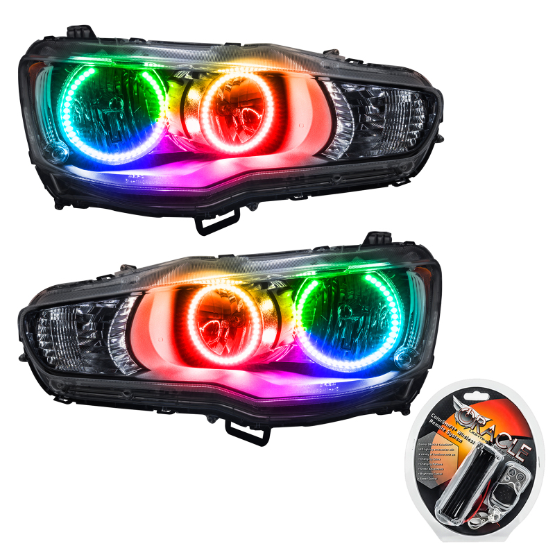 Oracle 08-17 Mitsubishi Lancer SMD HL - ColorSHIFT SEE WARRANTY - 7087-330
