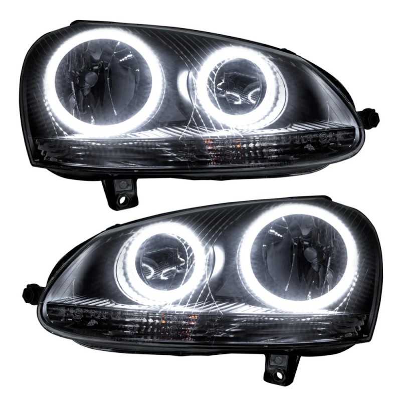 Oracle 06-10 Volkswagen Jetta SMD HL - Chrome - ColorSHIFT w/ BC1 Controller - 7098-335