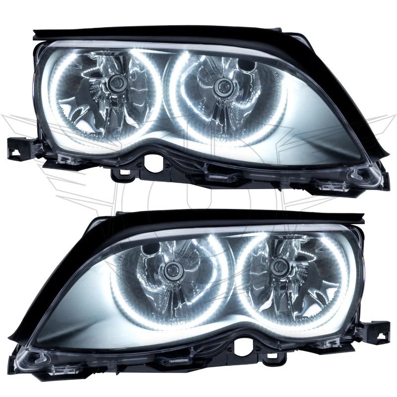 Oracle 02-05 BMW 3 Series SMD HL - Black - ColorSHIFT w/ BC1 Controller SEE WARRANTY - 7104-335