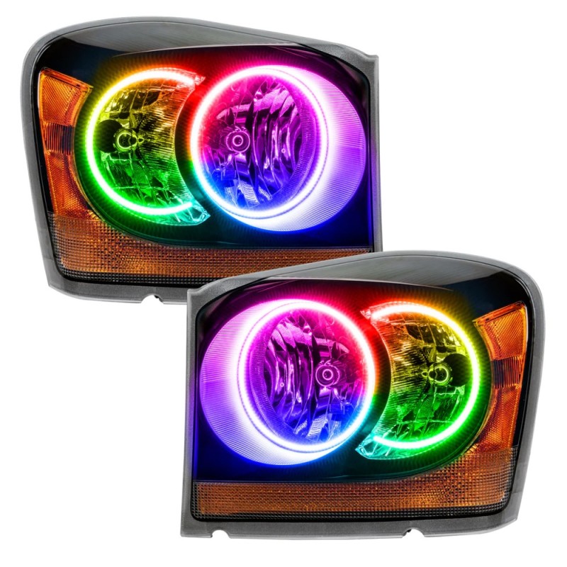 Oracle 04-06 Dodge Durango SMD HL - Black - ColorSHIFT w/ BC1 Controller SEE WARRANTY - 7107-335