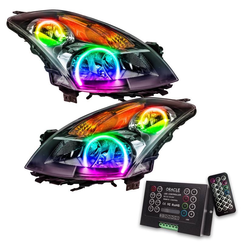 Oracle 07-09 Nissan Altima Sedan SMD HL - Black - ColorSHIFT w/ 2.0 Controller SEE WARRANTY - 7170-333