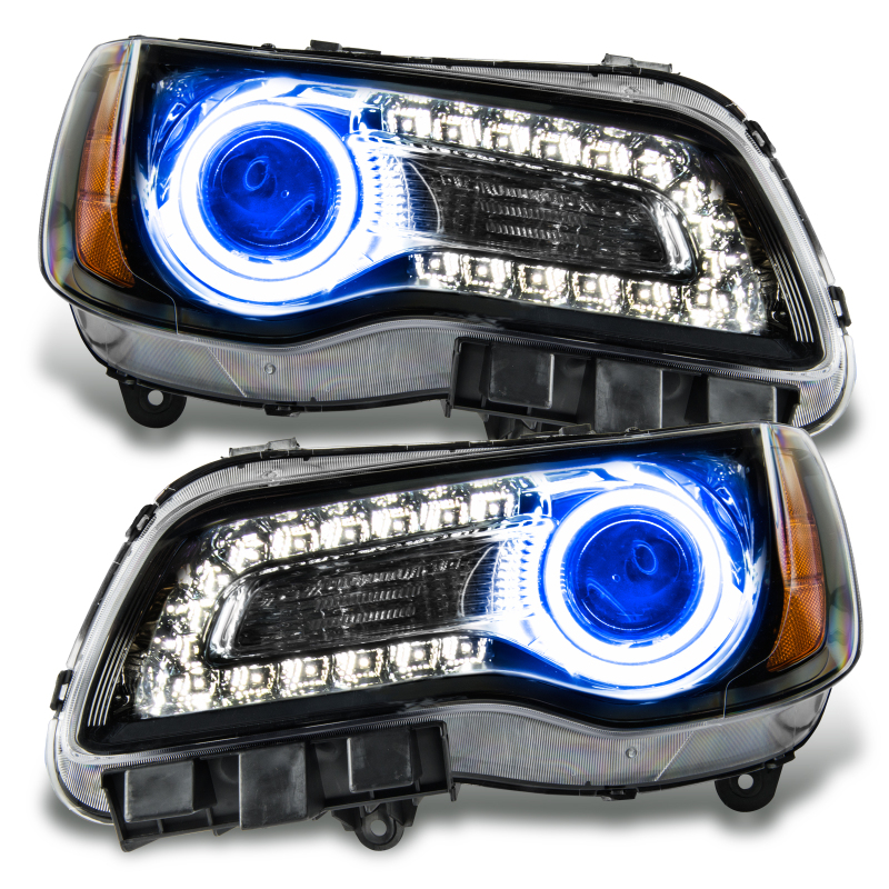 Oracle 11-14 Chrysler 300C SMD HL - Black - NON HID - Blue SEE WARRANTY - 7729-002