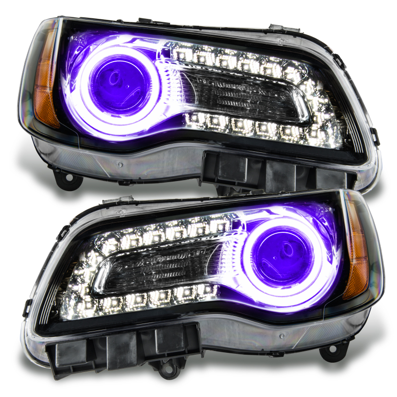 Oracle 11-14 Chrysler 300C SMD HL - Black - NON HID - UV/Purple SEE WARRANTY - 7729-007