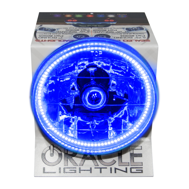 Oracle 5.75 Sealed Beam Powered Display - Blue SEE WARRANTY - 8066-002
