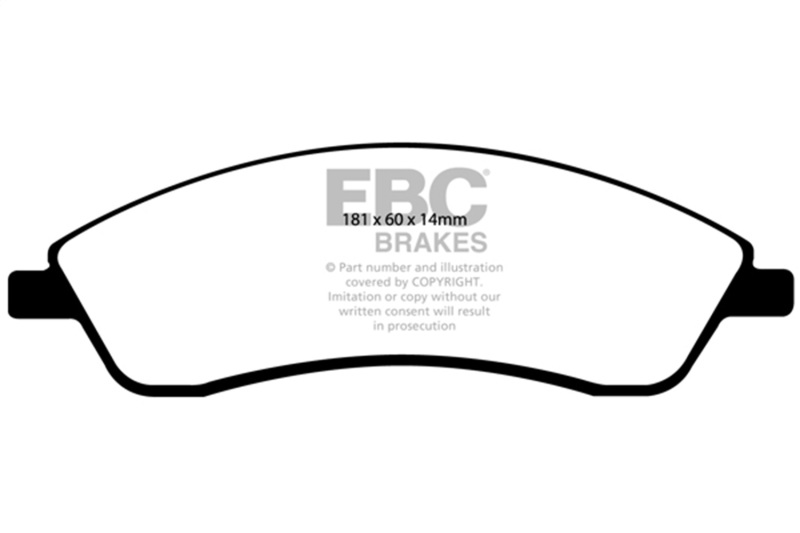 EBC 06-07 Cadillac CTS 2.8 (Sports Suspension) Greenstuff Front Brake Pads - DP21692