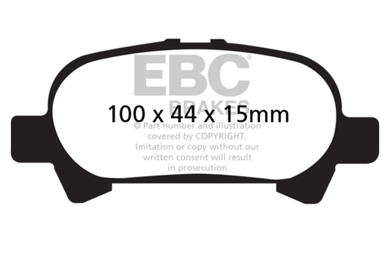 EBC 00-04 Toyota Avalon 3.0 Greenstuff Rear Brake Pads - DP21715