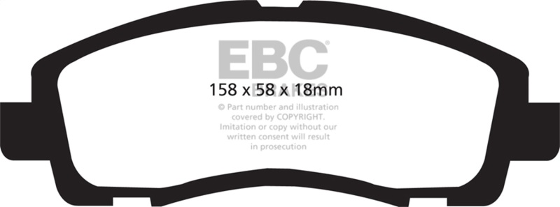 EBC 09-14 Acura TL 3.5 Greenstuff Front Brake Pads - DP21753