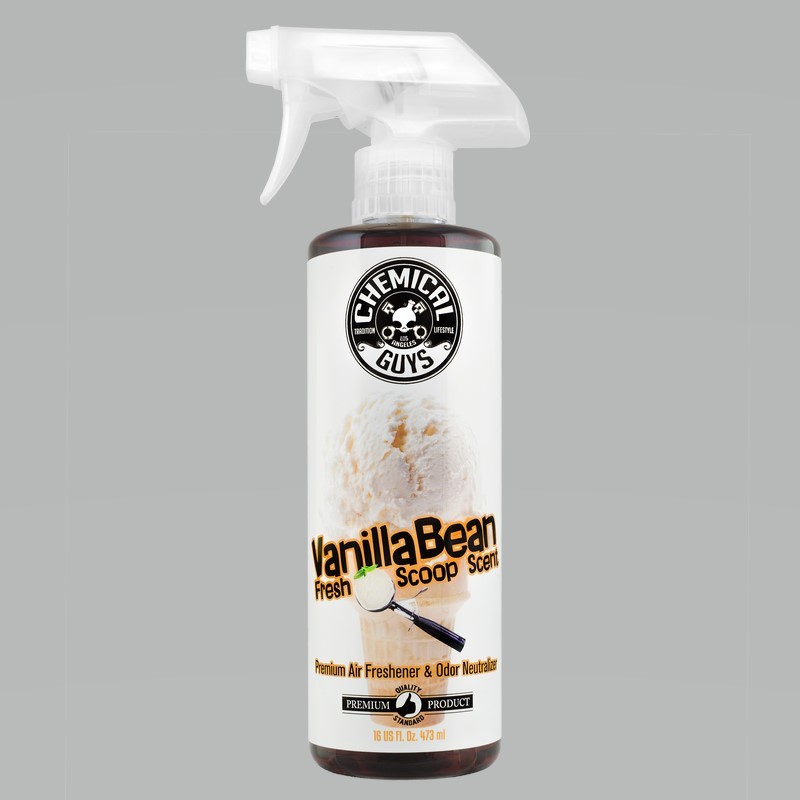 Chemical Guys Vanilla Bean Air Freshener & Odor Eliminator - 16oz - AIR23116