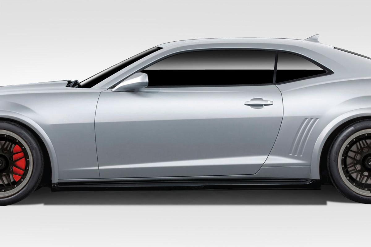 2010-2015 Chevrolet Camaro Duraflex Z28 Look Side Skirt Rocker Panels - 2 Piece - 109811