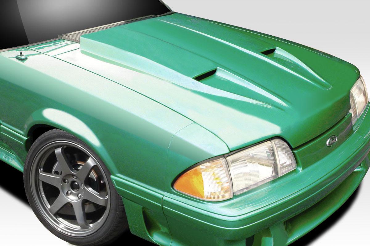 1987-1993 Ford Mustang Duraflex STM Hood - 1 Piece - 113486