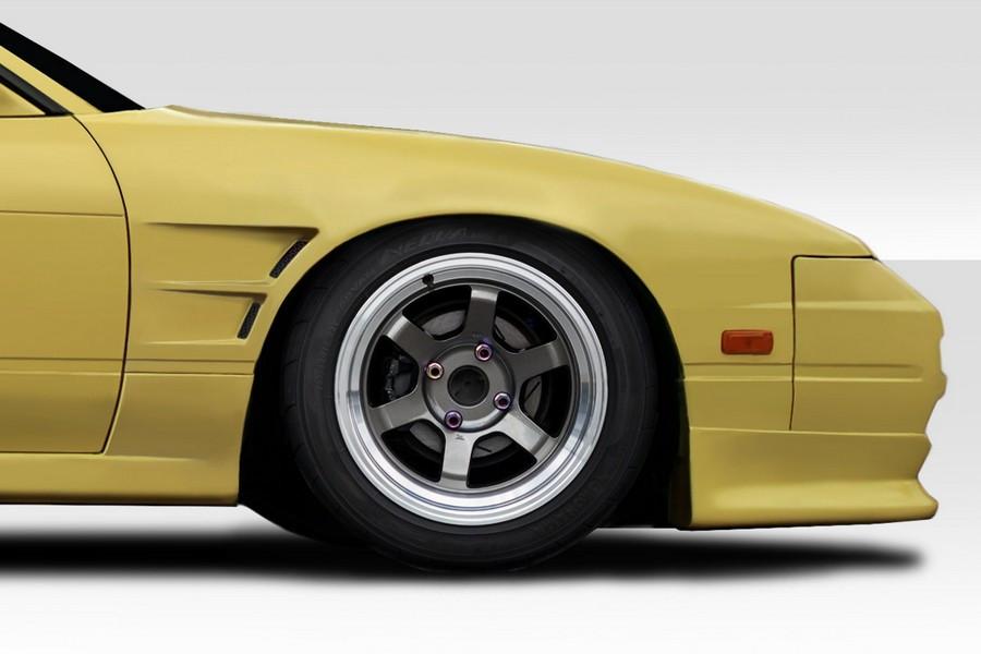 1989-1994 Nissan 240SX Duraflex D1 Sport 25MM Front Fenders - 2 Piece - 117676