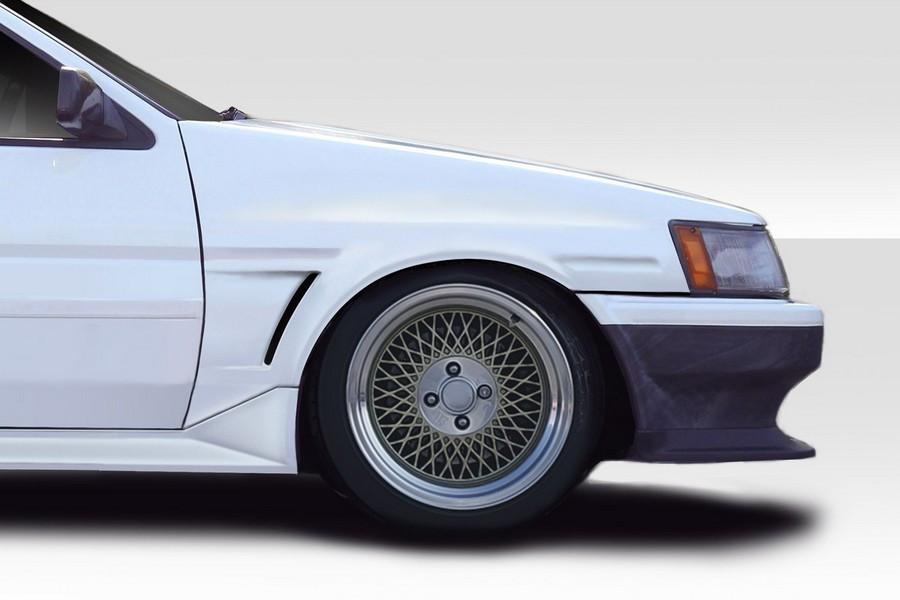 1984-1987 Toyota Corolla Levin 2DR / HB Duraflex JB Sport 20mm Front Fenders - 2 Piece - 114793