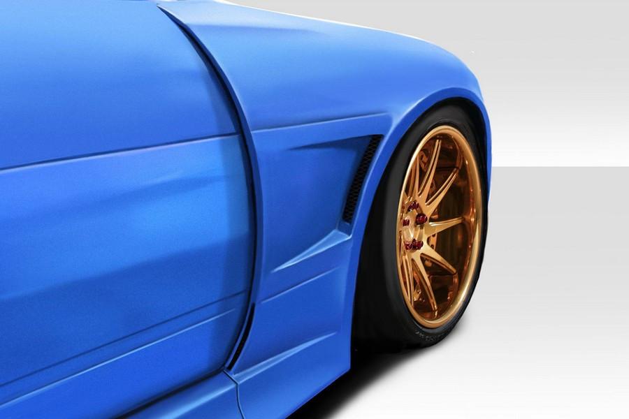 1989-1994 Nissan 240SX S13 Duraflex V Speed Wide Body Front Fenders - 2 Piece - 114924