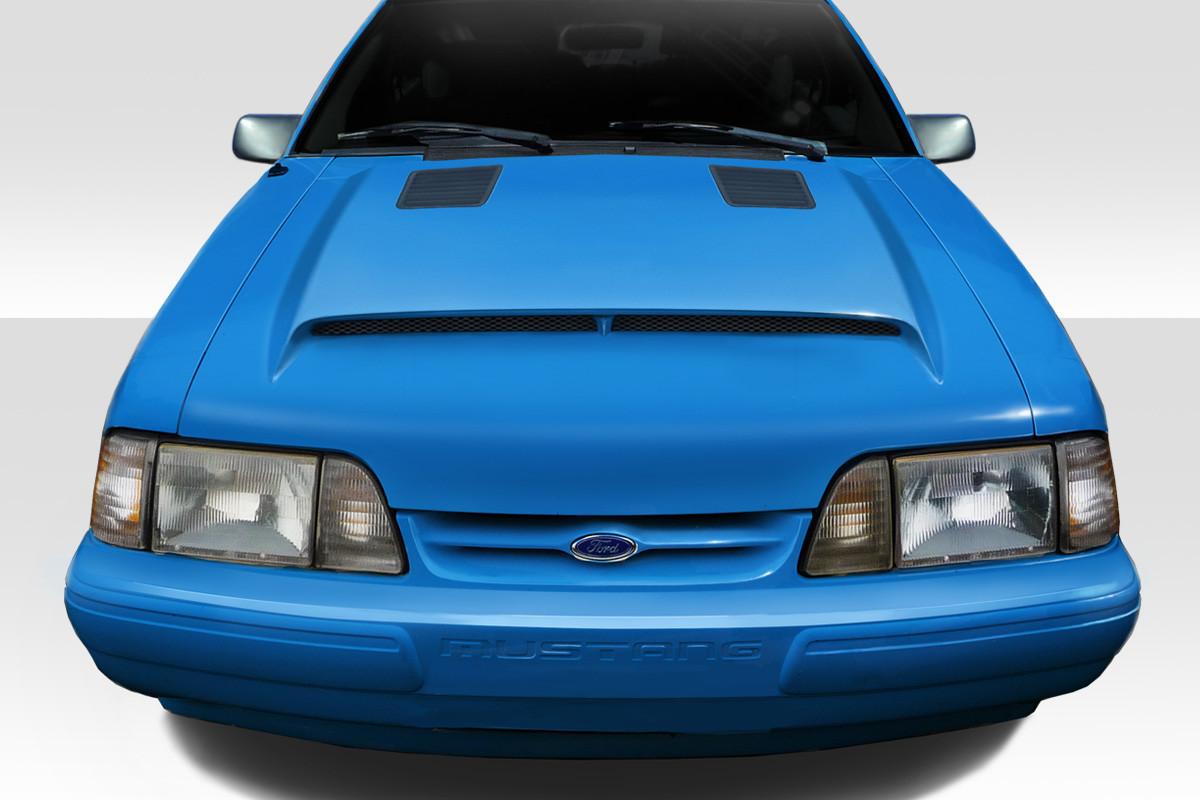 1987-1993 Ford Mustang Duraflex GT500 Hood - 1 Piece - 113343