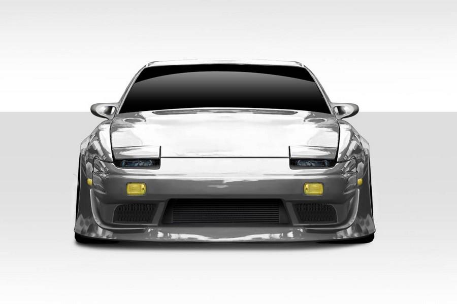 1989-1994 Nissan 240SX S13 Duraflex V-Speed Wide Body Front Bumper Cover - 3 Piece - 114926