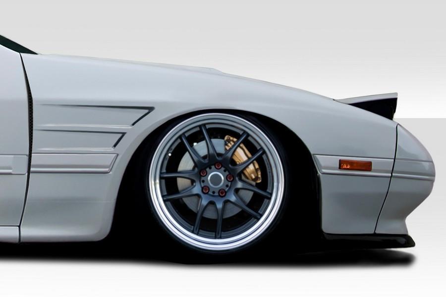 1986-1991 Mazda RX-7 Duraflex D1 Sport 30MM Front Fenders - 2 Piece - 117665