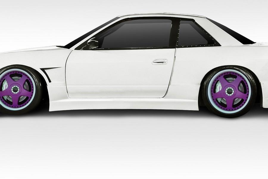 1989-1994 Nissan 240SX S13 Duraflex WX9 Side Skirts Rocker Panels - 2 Piece - 114940