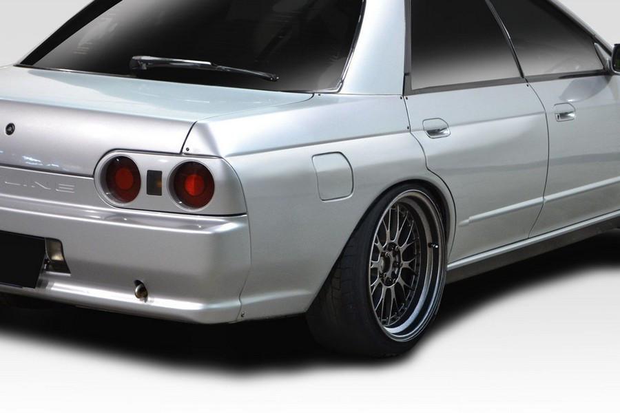 1989-1994 Nissan Skyline 4DR R32 Duraflex X Factor Rear Fender Flares - 4 Piece - 114756