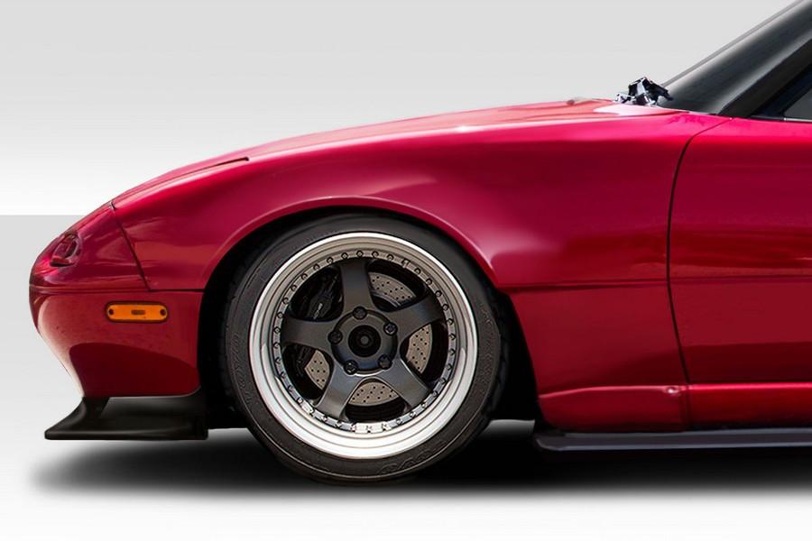 1990-1997 Mazda Miata Duraflex Afterburner 25mm Front Fenders - 2 Piece - 114968
