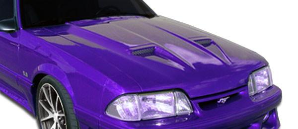 1987-1993 Ford Mustang Duraflex Mach1 Hood - 1 Piece - 104175