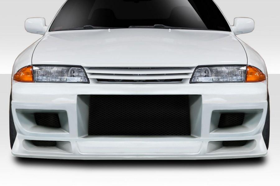1989-1994 Nissan Skyline R32 2DR / 4DR Duraflex Demon V2 Front Bumper Cover - 1 Piece - 114763