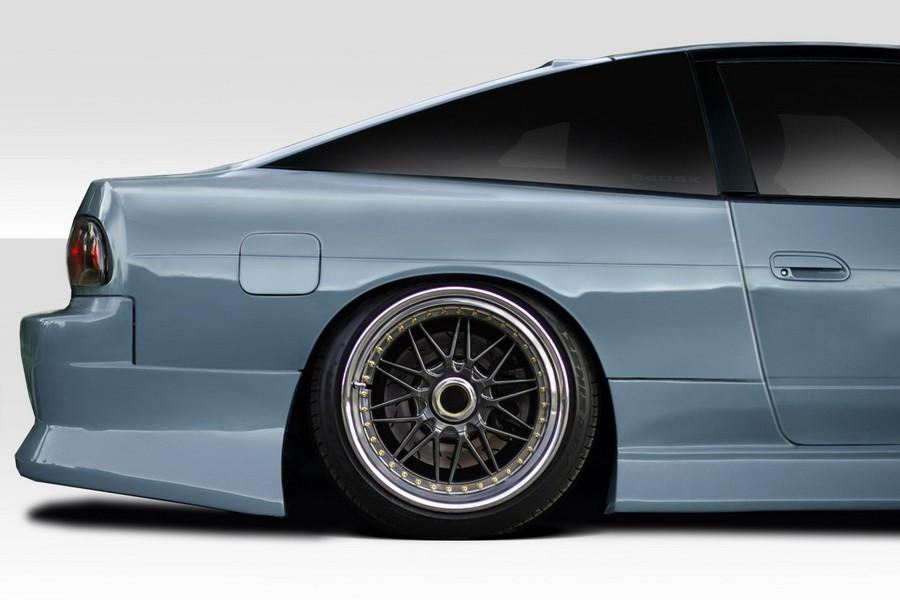 1989-1994 Nissan 240SX S13 HB Duraflex B Sport Wide Body 70MM Rear Fender Flares - 2 Piece - 114748