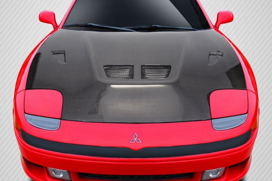 1991-1993 Mitsubishi 3000GT Carbon Creations Evo Hood - 1 Piece - 114973