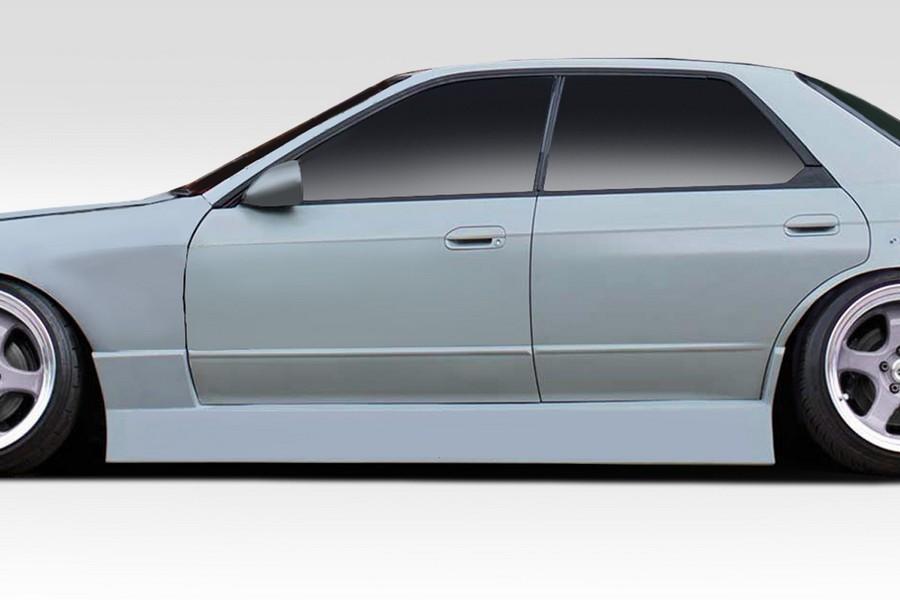 1989-1994 Nissan Skyline R32 4DR Duraflex Type U Side Skirts - 2 Piece - 113570