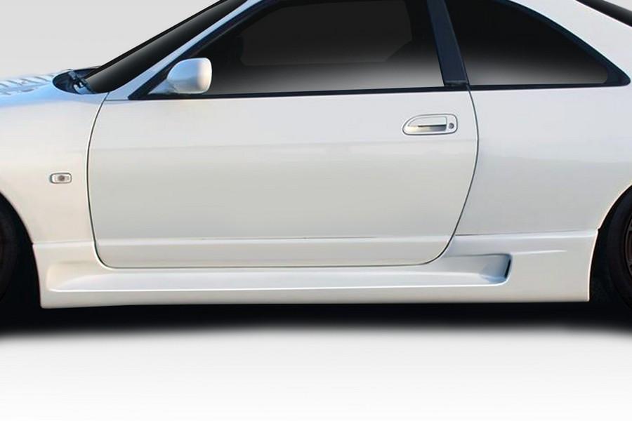 1995-1998 Nissan Skyline R33 2DR Duraflex N1R400 Side Skirt Rocker Panels - 2 Piece - 114829