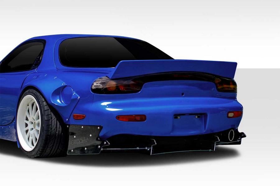 1993-1997 Mazda RX-7 Duraflex TKO Boss Wide Body Rear Diffuser - 9 Piece - 114869
