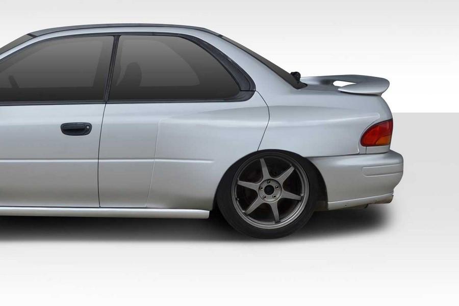 1993-2001 Subaru Impreza 4DR Duraflex 22B Look Rear Fender Flares - 5 Piece - 114815