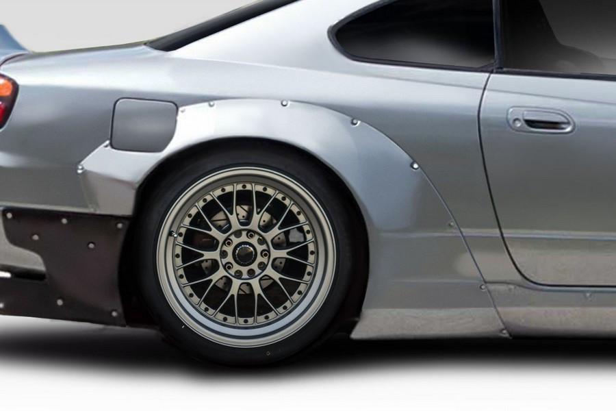 1999-2002 Nissan Silvia S15 Duraflex TKO RBS Wide Body Rear Fender Flares - 2 Piece - 114890