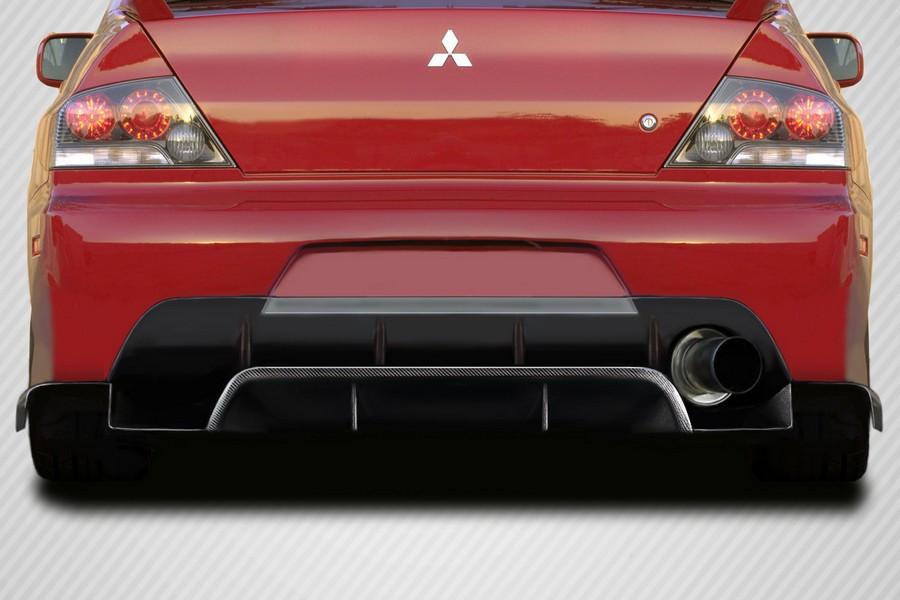 2003-2006 Mitsubishi Lancer Evolution 8 9 Carbon Creations VRS Rear Diffuser - 3 Pieces - 116616