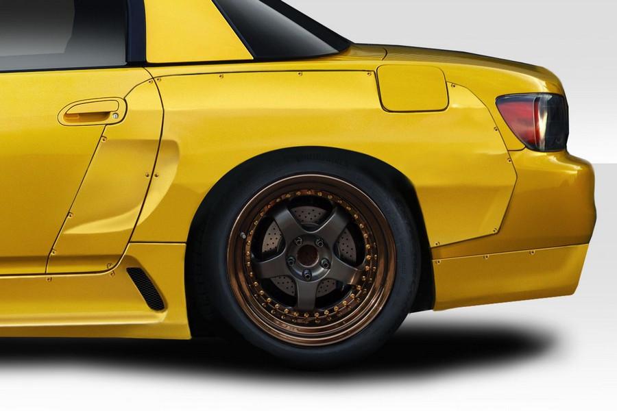 2000-2009 Honda S2000 Duraflex TKO RBS Wide Body Rear Fender Flares - 2 Piece - 114889