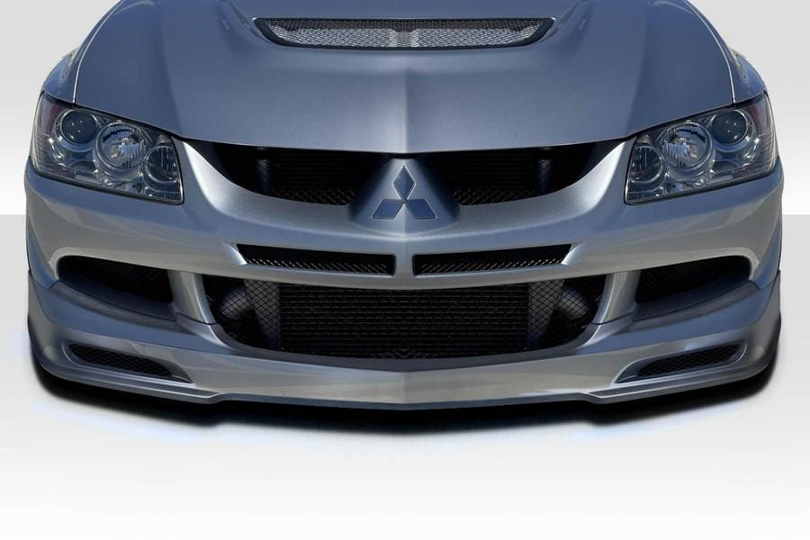 2003-2005 Mitsubishi Lancer Evolution 8 9 Duraflex Racer X Front Lip Spoiler Air Dam - 1 Piece - 118223