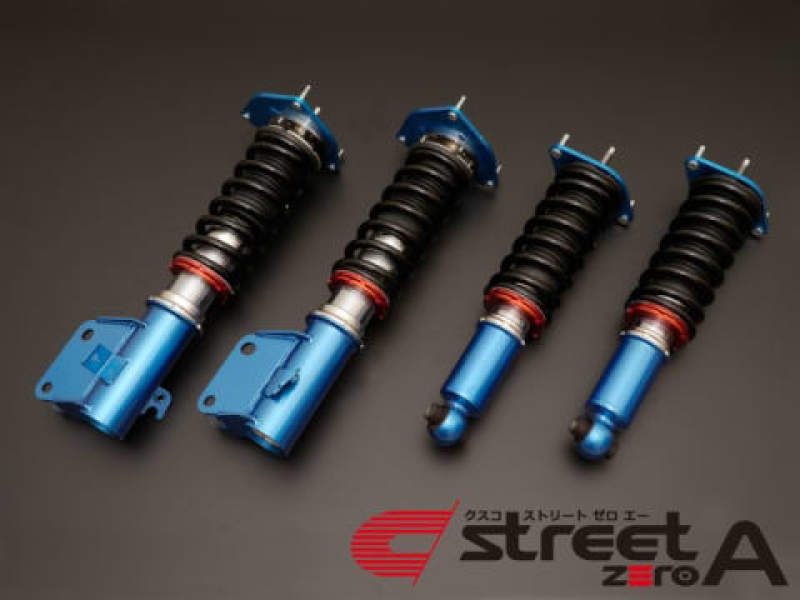 Cusco Coilovers Street Zero A Front -Pillow / Rear -Rubber Upper 2015+ WRX STI ONLY - 6A1 61N CN